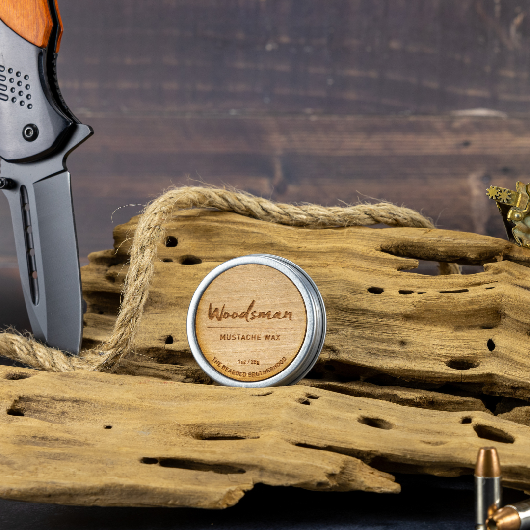 Woodsman Classic Mustache Wax – The Bearded Brotherhood Woodsman Classic Mustache Wax – The Bearded Brotherhood