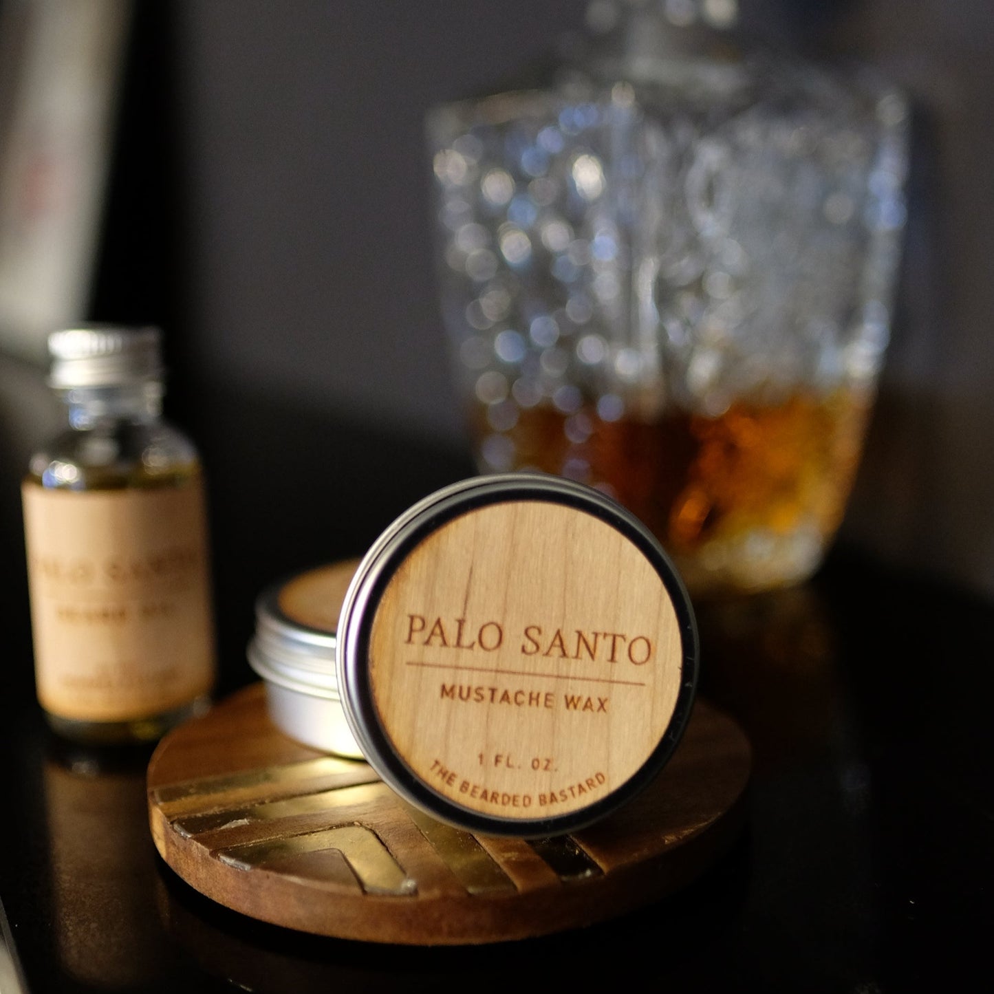 Vintage Palo Santo Mustache Wax