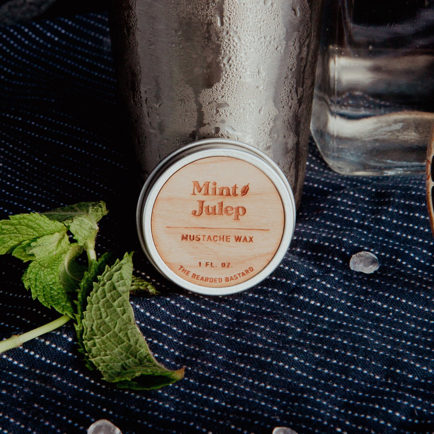 Vintage Mint Julep Mustache Wax