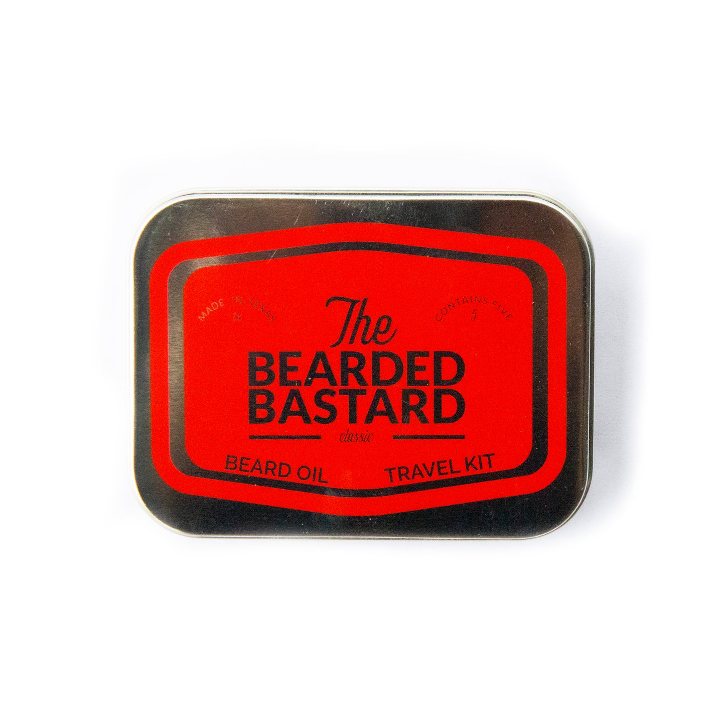 Vintage Classic Beard Oil Travel Tin